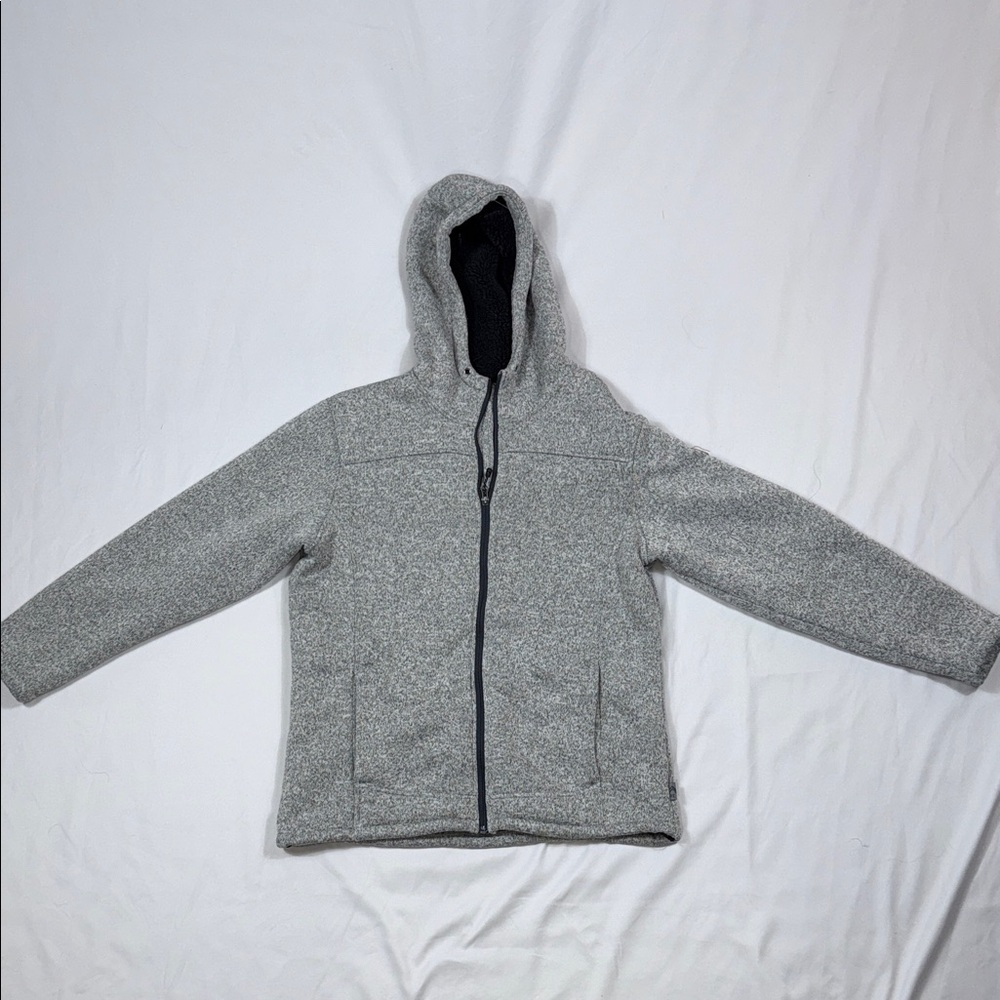 Men's Gray Hooded Sweatshirt